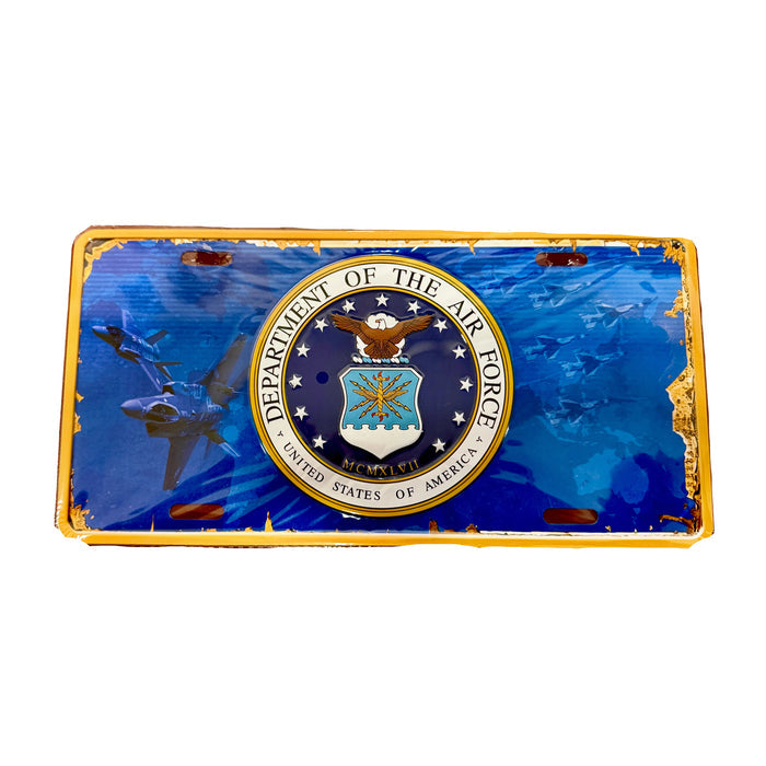 The Air Force Decorative License Plate