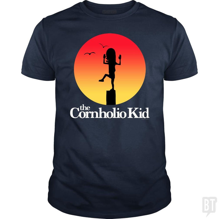 SunFrog-Busted PennyTees Classic Guys / Unisex Tee / Navy Blue / S The Cornholio Kid