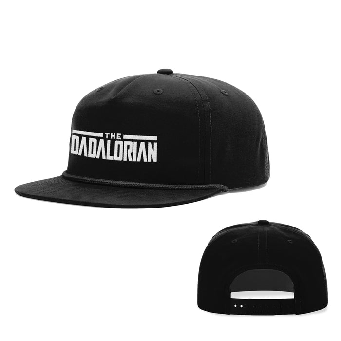 Snapback Rope Flatbill / Full Black / One Size