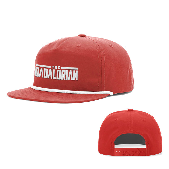Snapback Rope Flatbill / Red and White / One Size