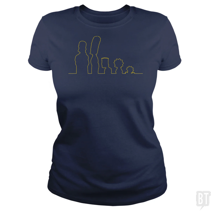 Classic Ladies Tee / Navy Blue / S
