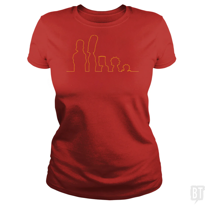 Classic Ladies Tee / Red / S