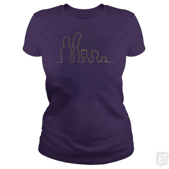Classic Ladies Tee / Purple / S