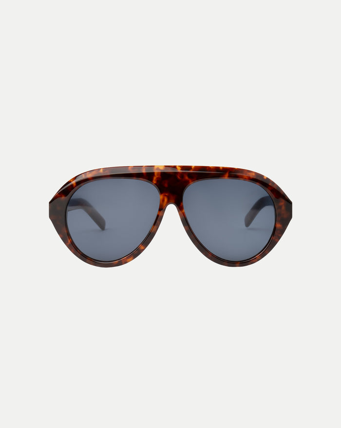 Veronica Beard The Icon Aviator Sunglasses - Tortoise