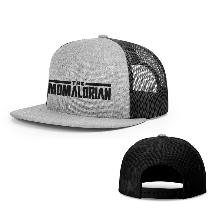 Snapback Flatbill / Heather and Black / One Size