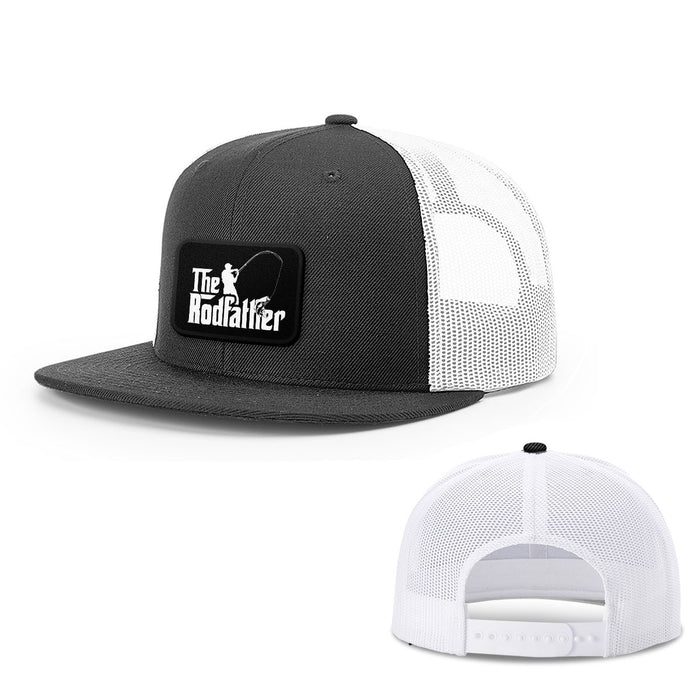 Snapback Flatbill / Black and White / One Size