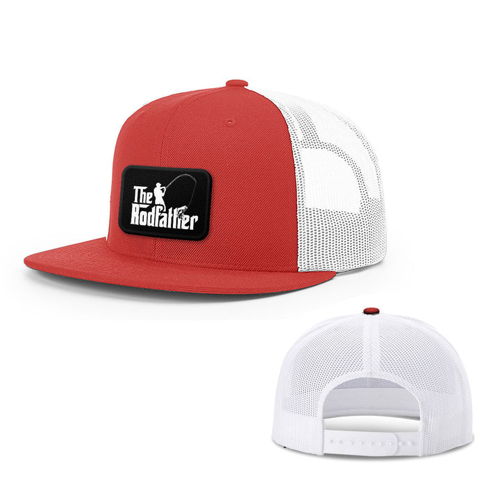 Snapback Flatbill / Red and White / One Size