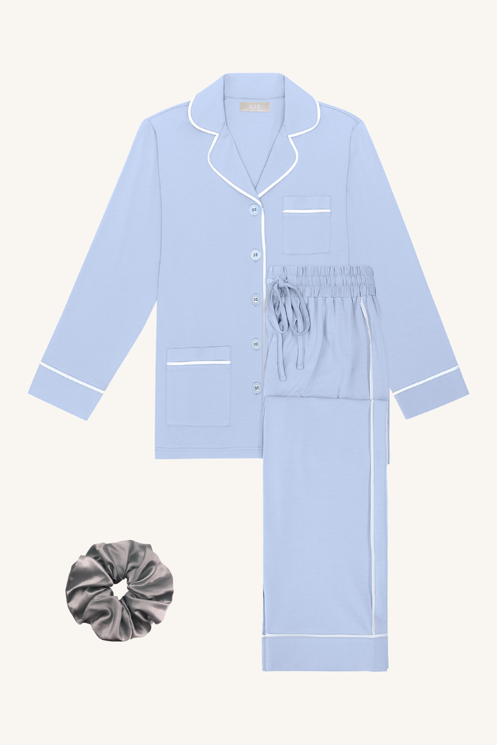 The Sweet Dreams Gift Set | Dayflower Blue Pajama Set