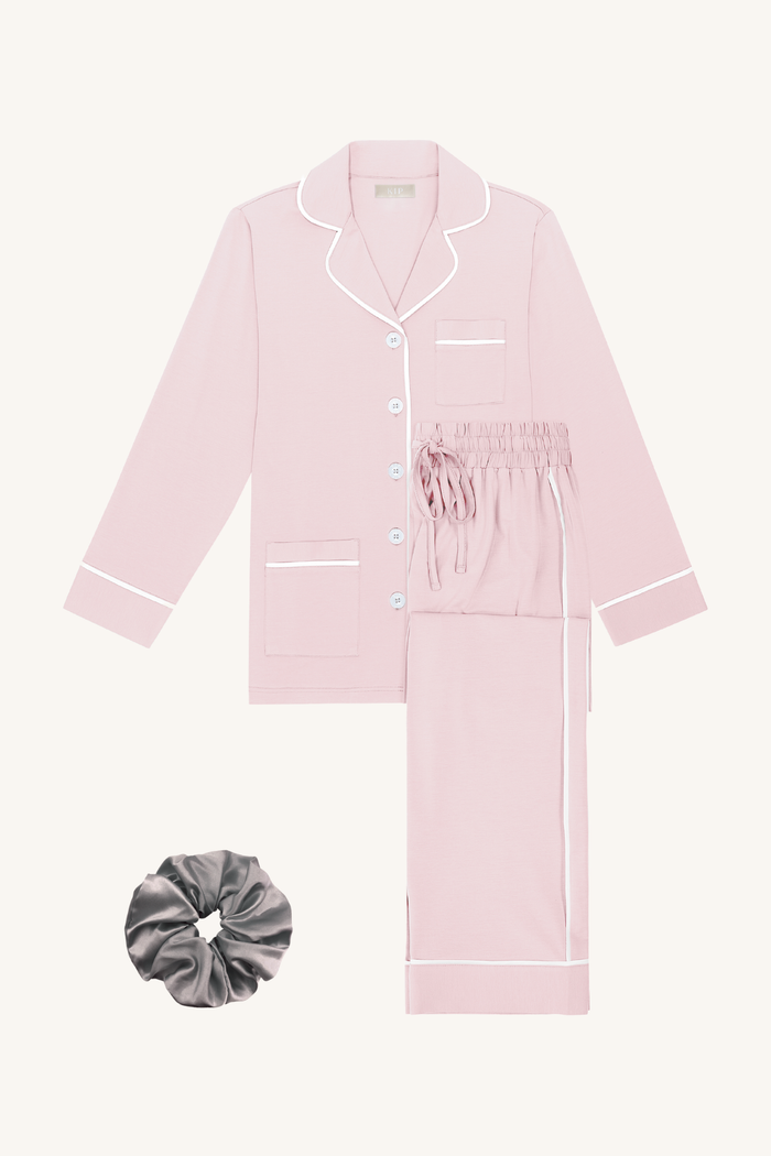 The Sweet Dreams Gift Set | Pink Peony Pajama Set