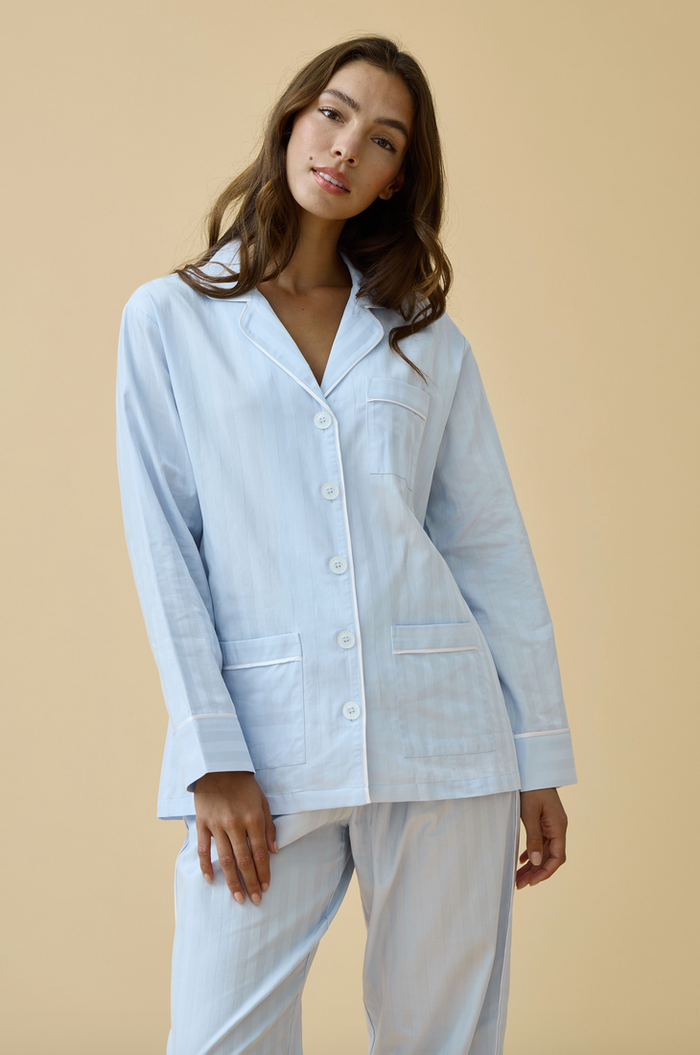 The Ultimate Indulgence Gift Set | Mist Blue Pajama Set