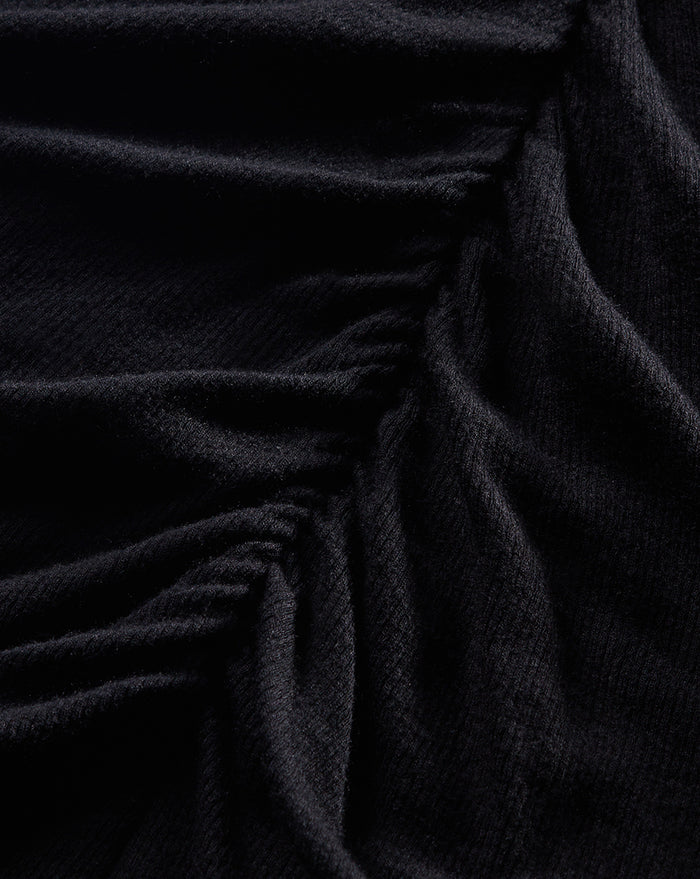 Veronica Beard Theresa Ruched Turtleneck - Black