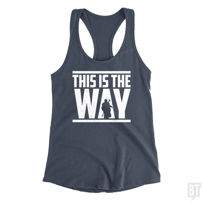 Women's Racerback Tank / Navy / S