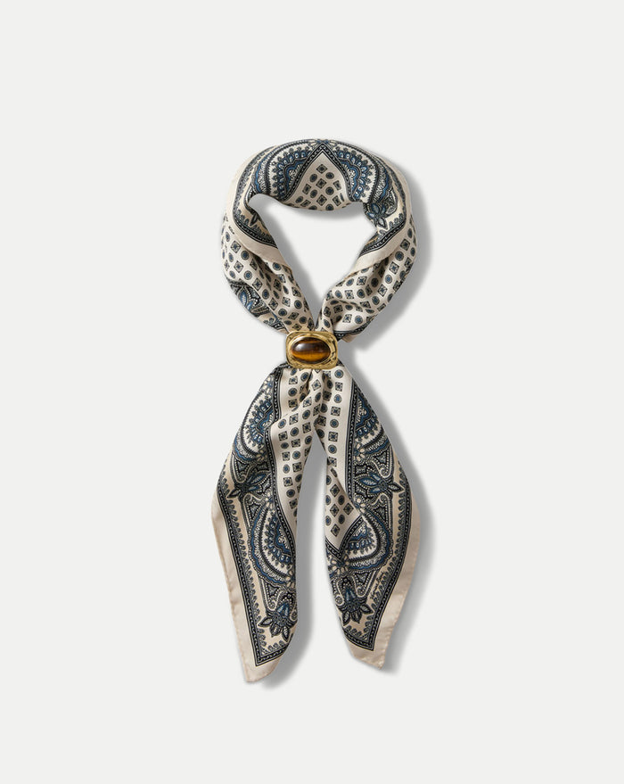 Tiger’s Eye Scarf Ring