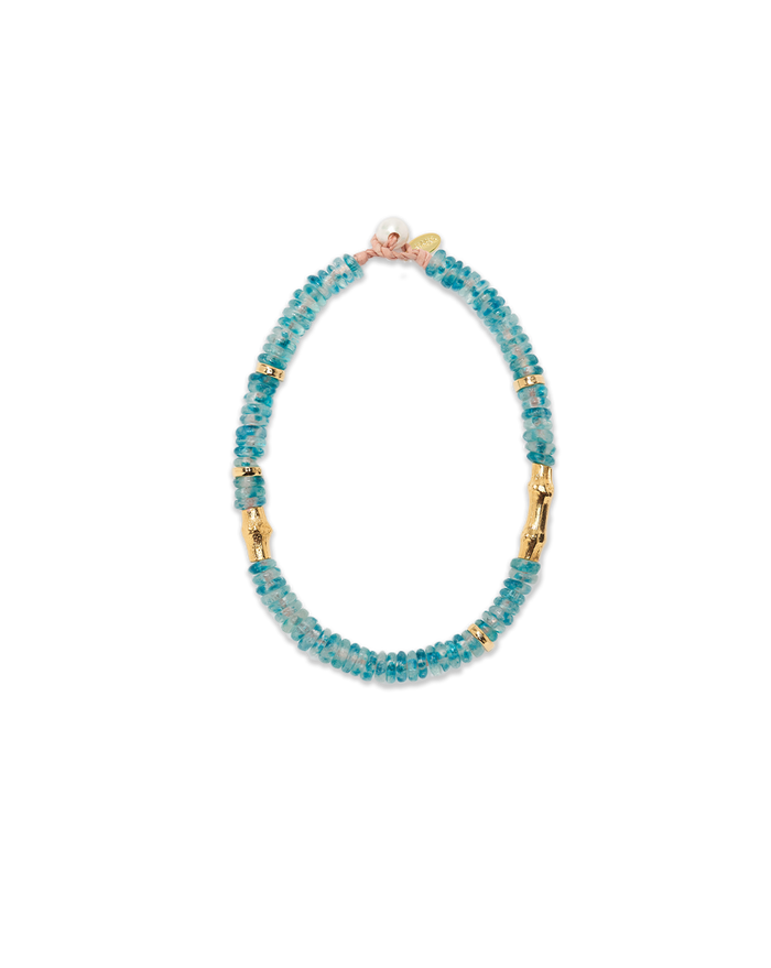 Veronica Beard Toga Beach Necklace Blue
