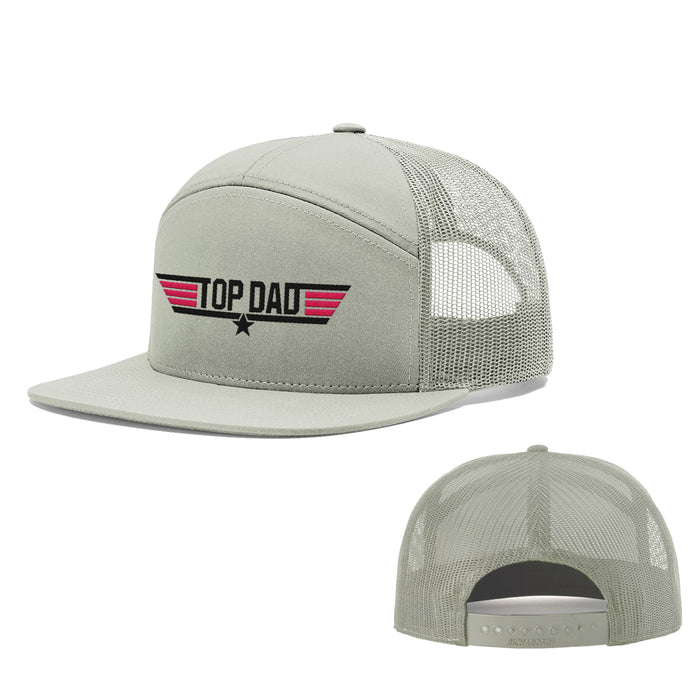 Seven-Panel Trucker Flatbill / Quarry / One Size