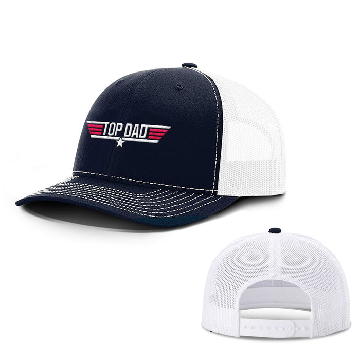 Snapback Trucker / Navy and White / One Size