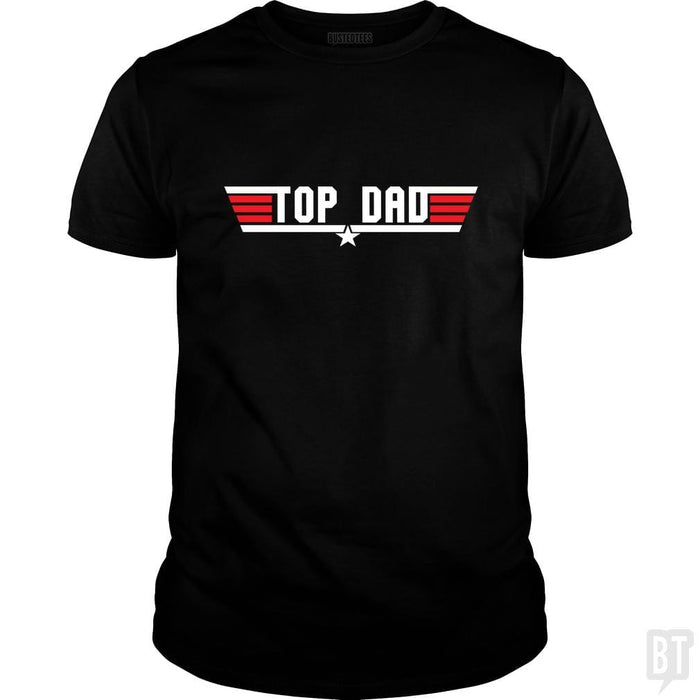 SunFrog-Busted Funky Hippo Classic Guys / Unisex Tee / Black / S Top Dad