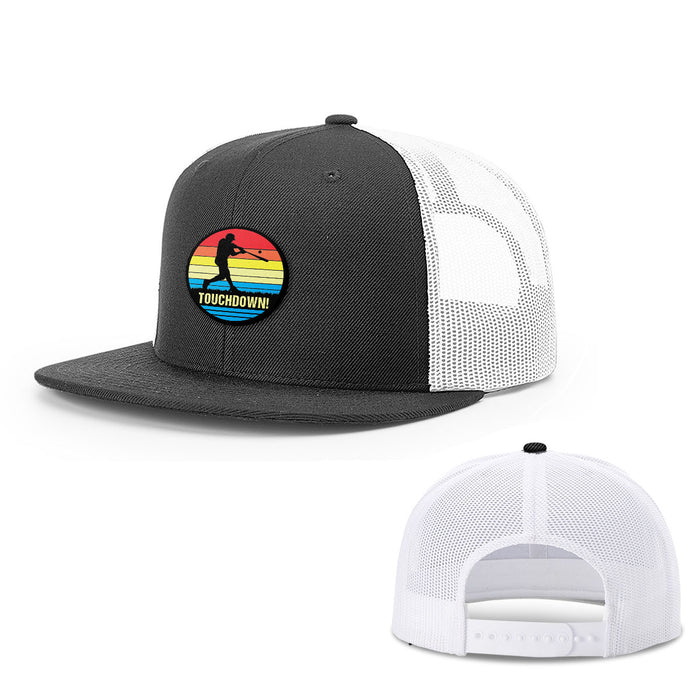 Snapback Flatbill / Black and White / One Size