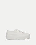 Veronica Beard Truett Platform Sneaker - Coconut