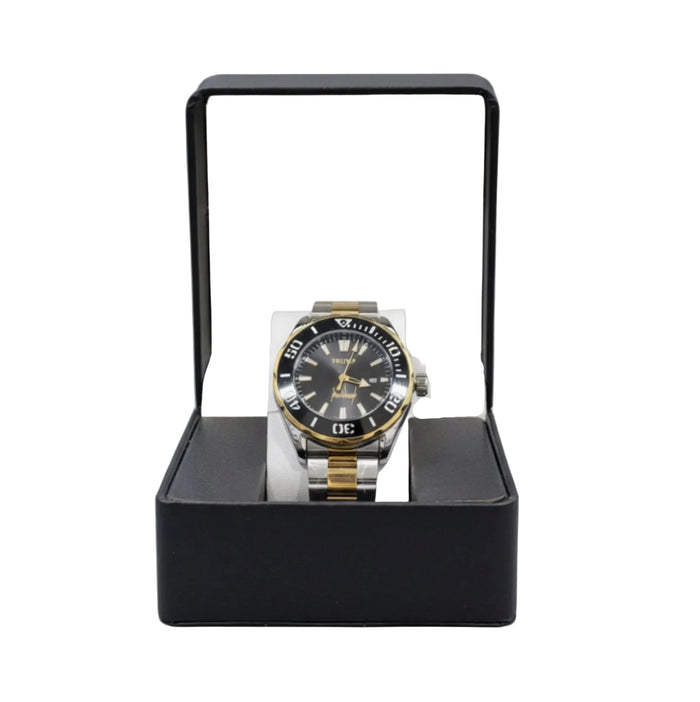 Trump Watch Black, Silver and Gold