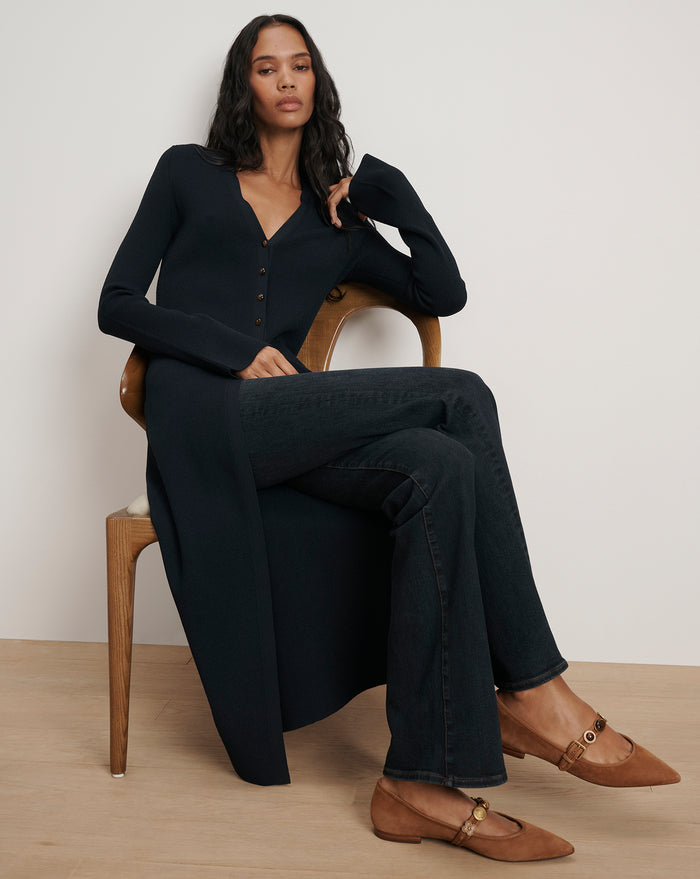 Veronica Beard Tulsi Duster Cardigan - Navy