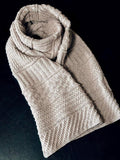 Umkehrbarer Schal Strickmuster