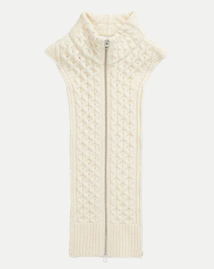 Veronica Beard Upstate Wool Dickey - Ivory