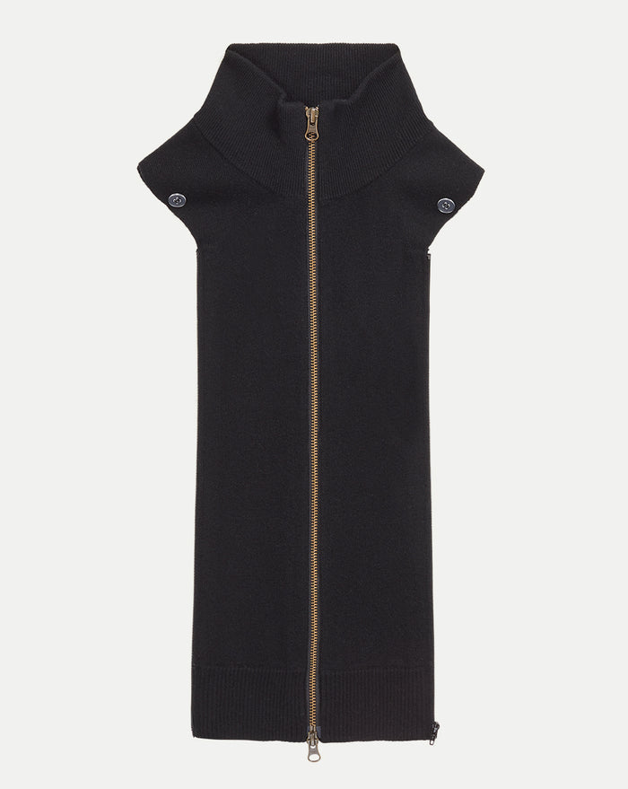 Veronica Beard Uptown Cashmere Dickey - Black