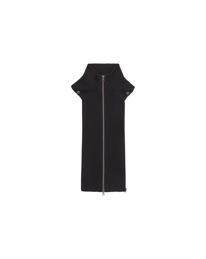 Veronica Beard Uptown Cashmere Dickey - Black