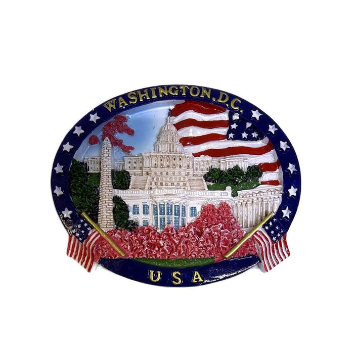 USA Washington DC Monuments Ceramic Magnet