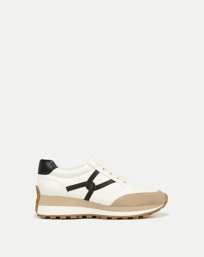 Veronica Beard Valentina Sneaker - White/Black