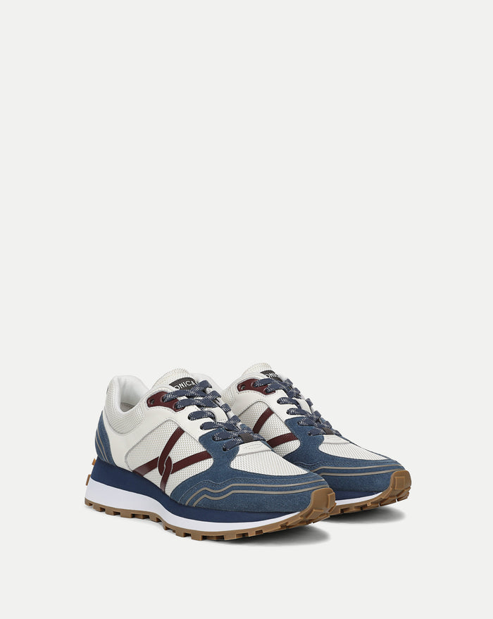 Veronica Beard Valentina Sport Sneaker - OCean/Pinot Noir
