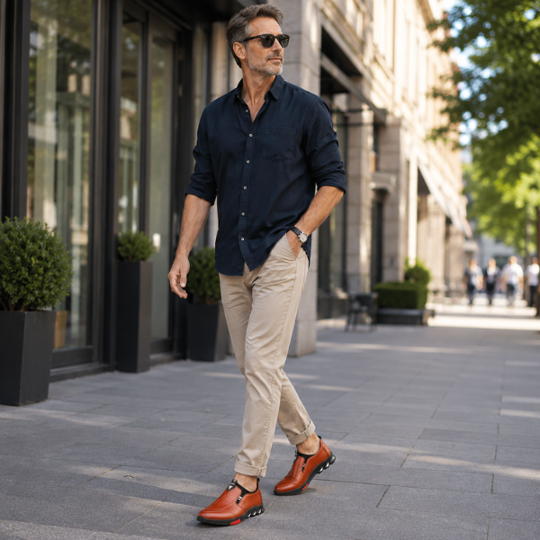 Van Elst Mode® |  Elegante herenschoen met antislipzool