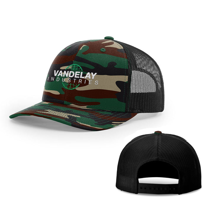 Snapback Trucker / Green Camo and Black / One Size