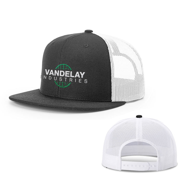 Snapback Flatbill / Black and White / One Size
