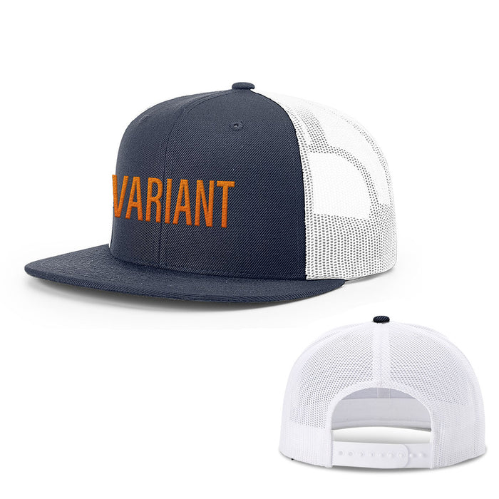 Snapback Flatbill / Navy and White / One Size