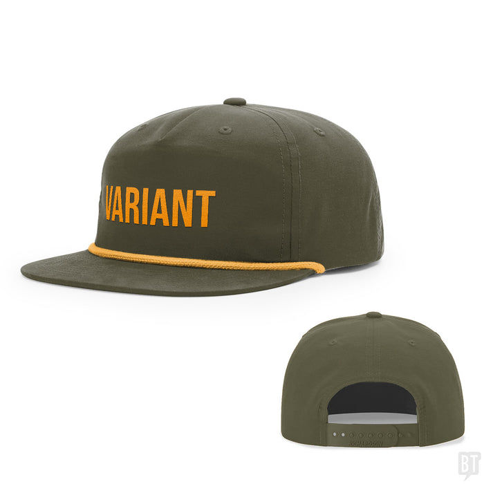 Snapback Rope Flatbill / Loden and Gold / One Size