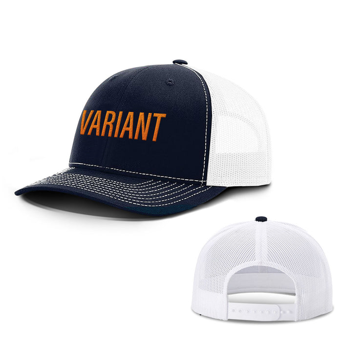 Snapback Trucker / Navy and White / One Size