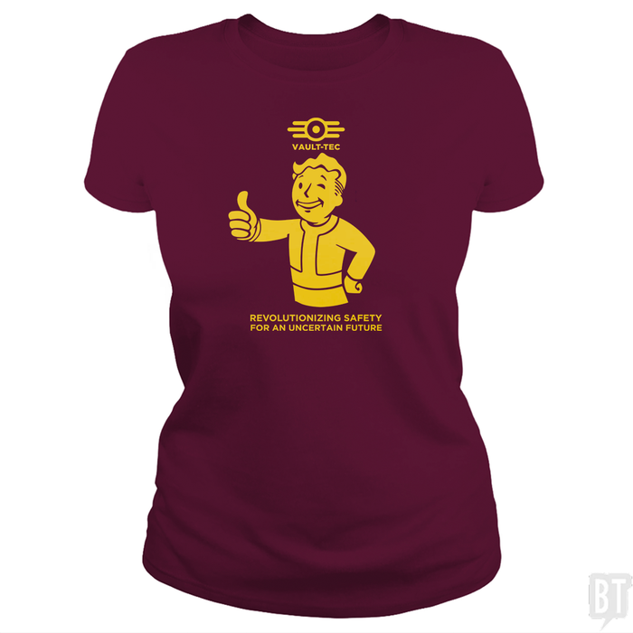Classic Ladies Tee / Maroon / S