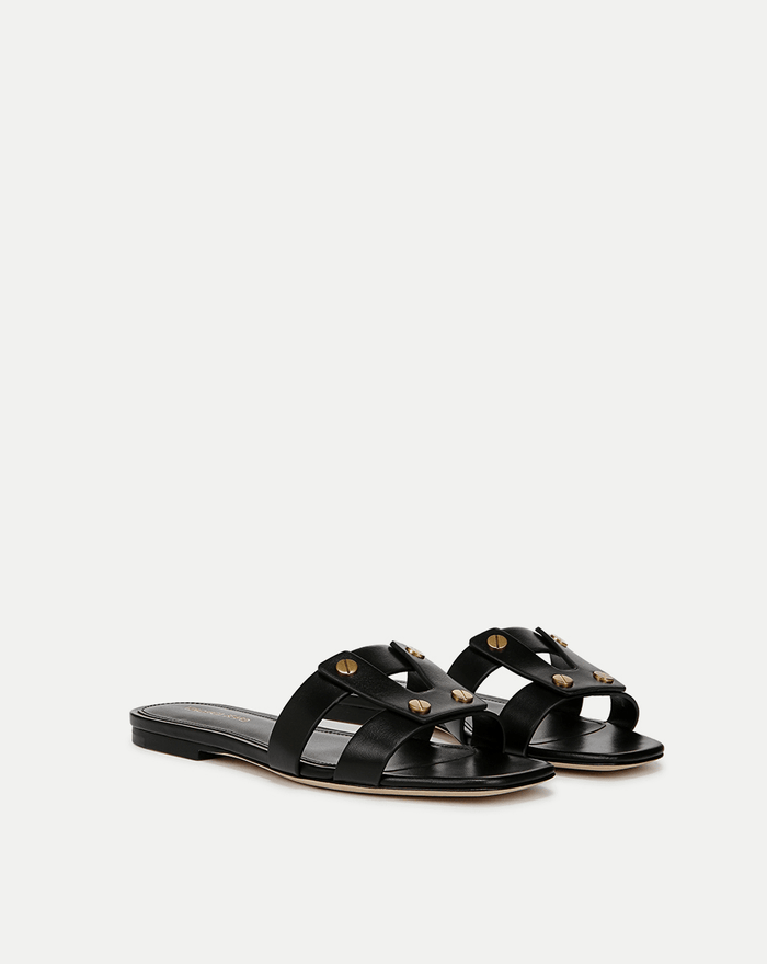 Veronica Beard Via Slide Sandal - Black