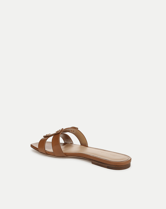 Veronica Beard Via Slide Sandal - Honey
