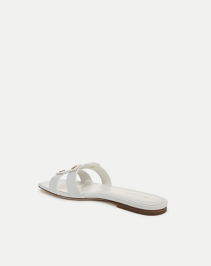 Veronica Beard Via Slide Sandal - Coconut