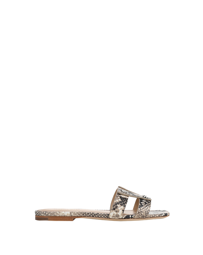 Veronica Beard Via Slide Sandal - Ecru Multi