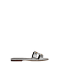 Veronica Beard Via Slide Sandal - Silver