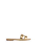 Veronica Beard Via Slide Sandal - Pale Gold
