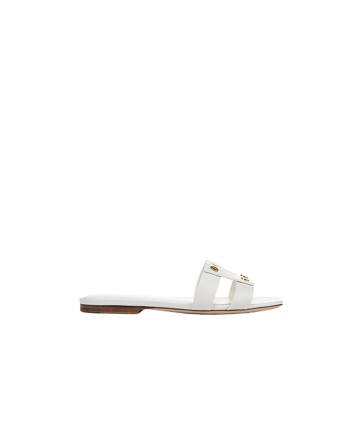 Veronica Beard Via Slide Sandal - Coconut