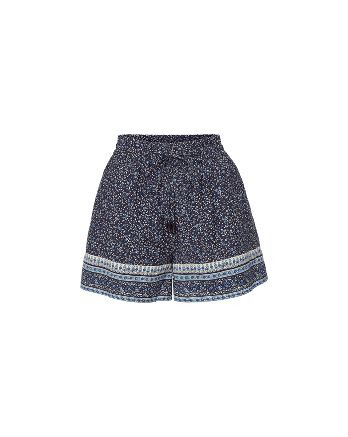 Veronica Beard Vivaldi Floral Short - Navy Multi