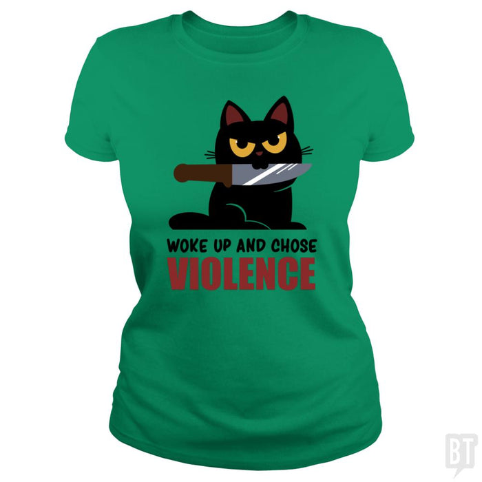 Violent Cat - BustedTees.com