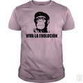 SunFrog-Busted BustedTees Classic Guys / Unisex Tee / Light Pink / S Viva La Evolucion