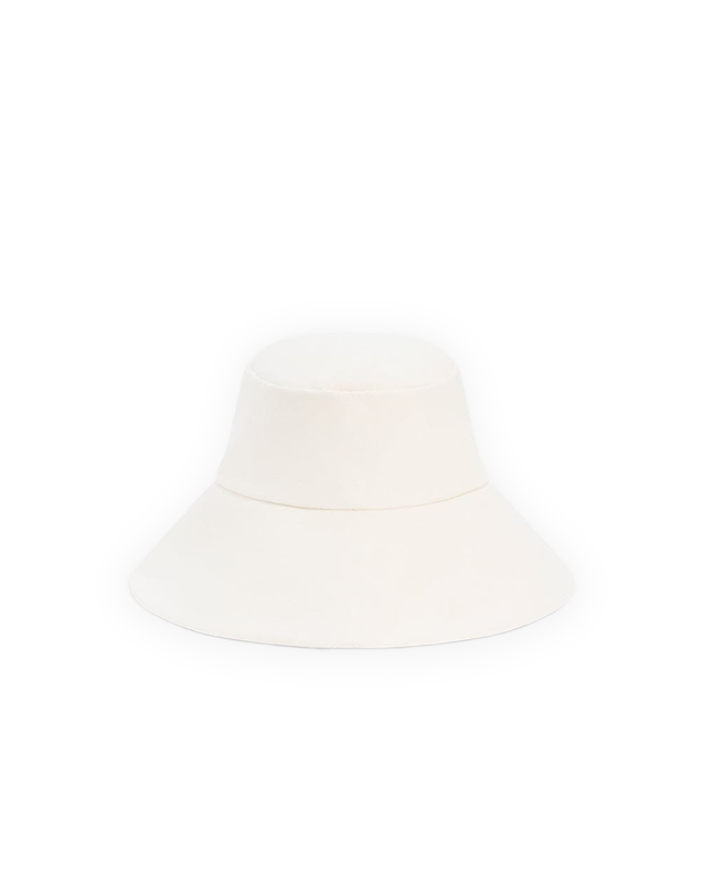 Veronica Beard Walker Cotton Bucket Hat - Off-White